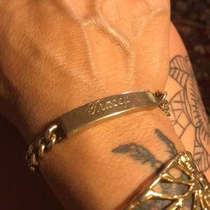 Speidel Gold ID Bracelet Tracey